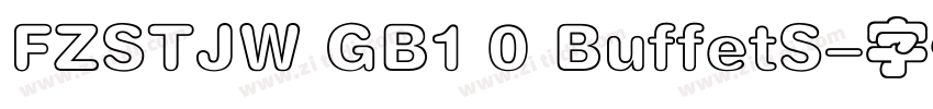 FZSTJW GB1 0 BuffetS字体转换